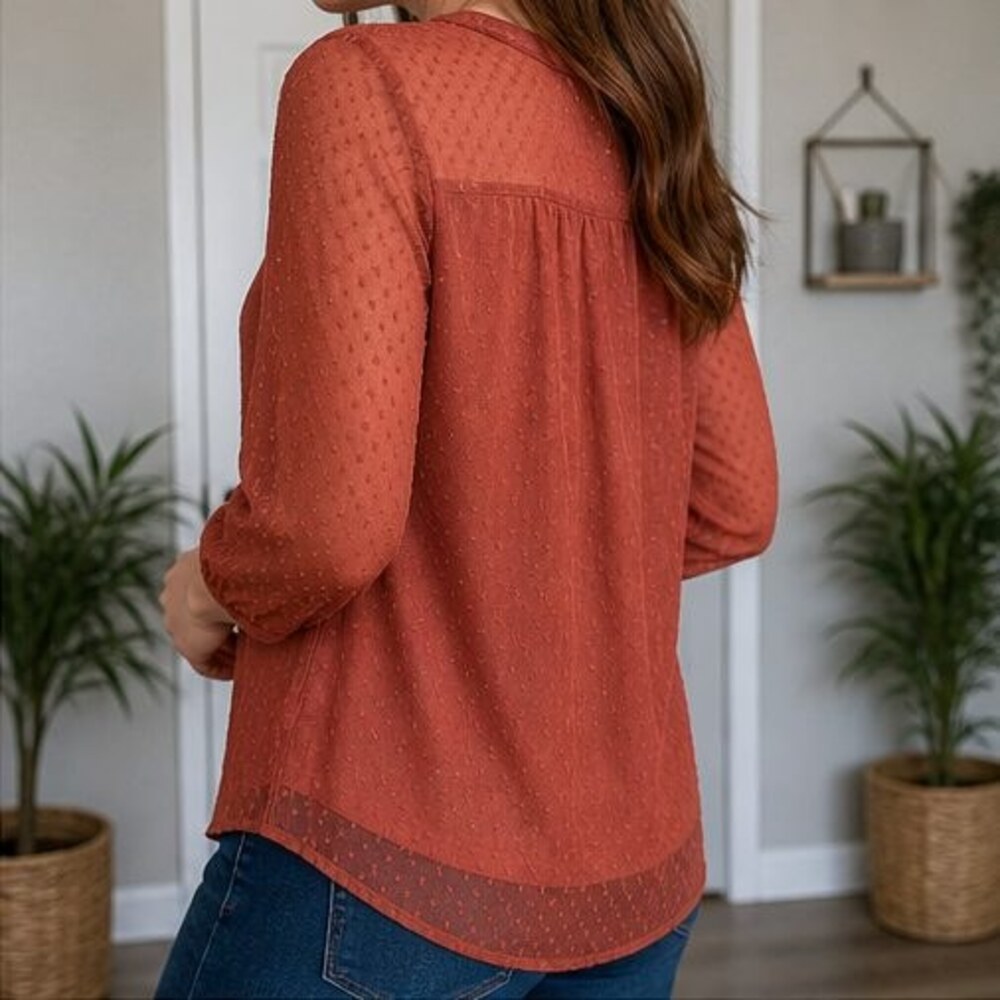 Rust Cami Blouse - Picture 3 of 6